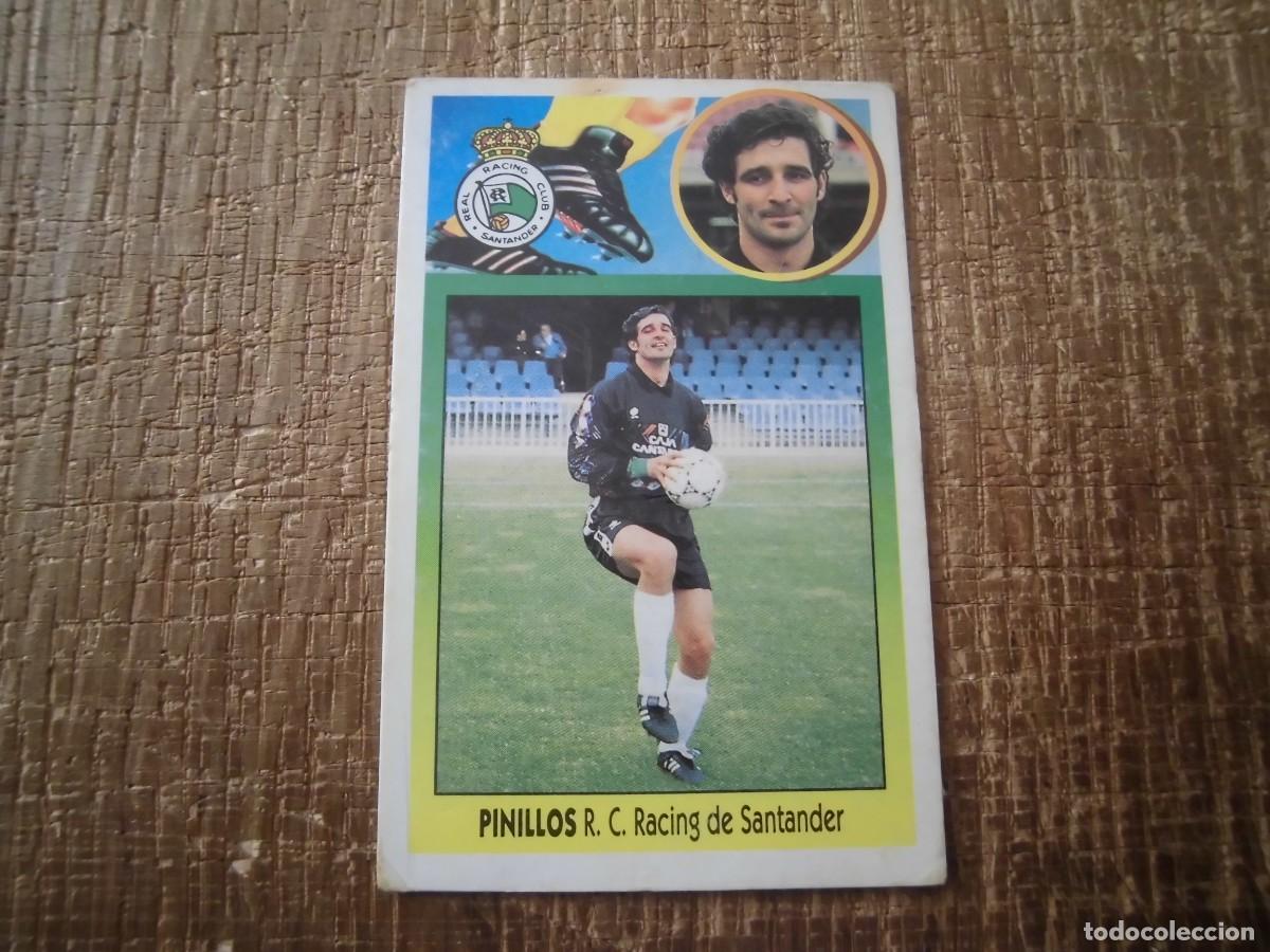 Football Stickers: PINILLOS RACING DE SANTANDER LIGA 93-94 EDICIONES ESTE CROMO CART&Oacute;N RECUPERADO