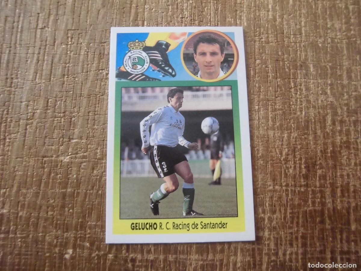 Football Stickers: GELUCHO RACING DE SANTANDER LIGA 93-94 EDICIONES ESTE CROMO CART&Oacute;N RECUPERADO