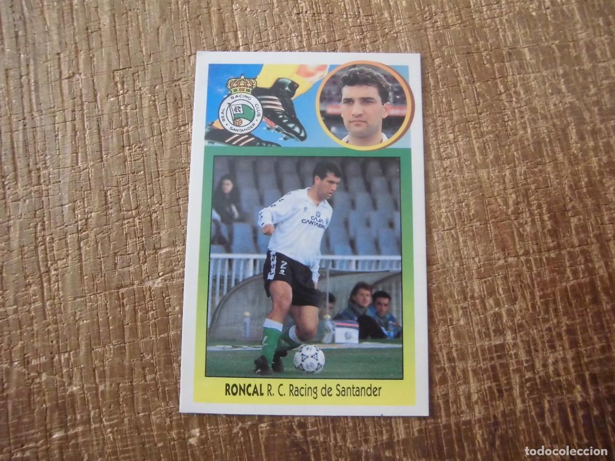 Football Stickers: RONCAL RACING DE SANTANDER LIGA 93-94 EDICIONES ESTE CROMO CART&Oacute;N RECUPERADO