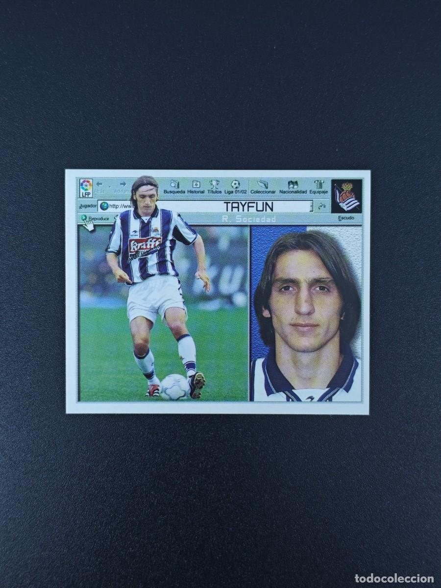 Football Stickers: CROMO LIGA ESTE TAYFUN REAL SOCIEDAD NUNCA PEGADO SIN PEGAR 01 02 2001 2002 RA526