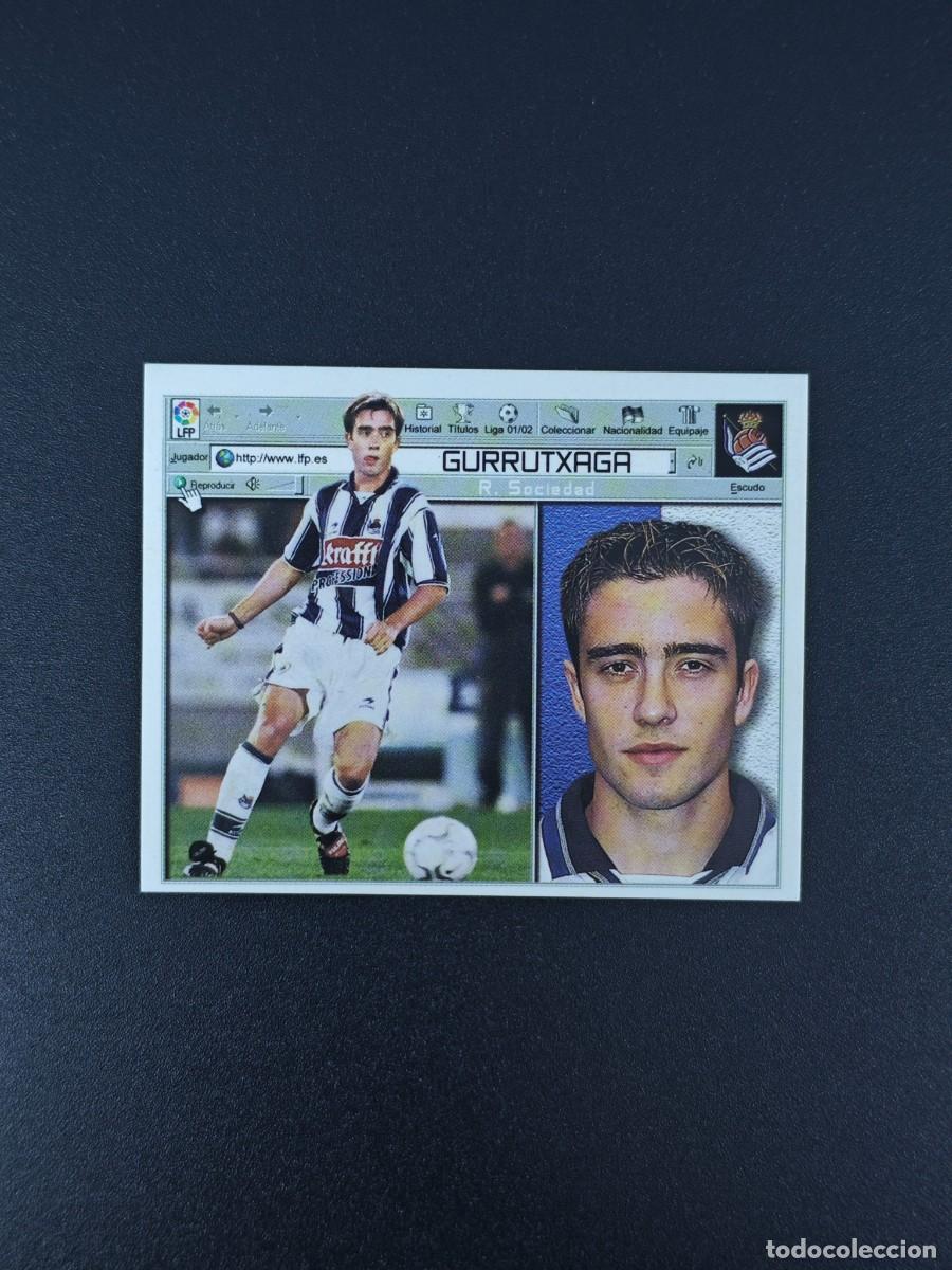 Football Stickers: CROMO LIGA ESTE GURRUTXAGA REAL SOCIEDAD NUNCA PEGADO SIN PEGAR 01 02 2001 2002 RA526