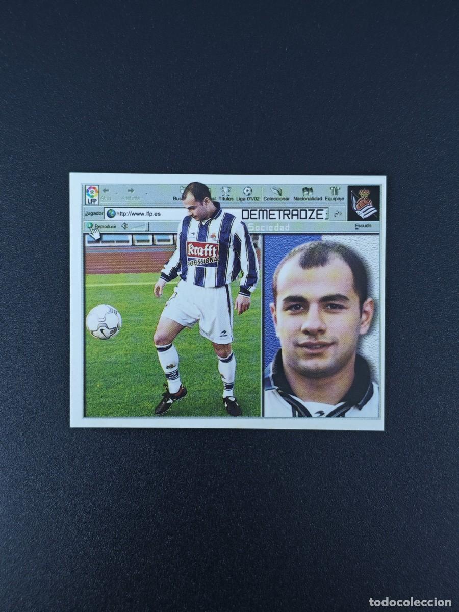 Football Stickers: CROMO LIGA ESTE DEMETRADZE REAL SOCIEDAD NUNCA PEGADO SIN PEGAR 01 02 2001 2002 RA526