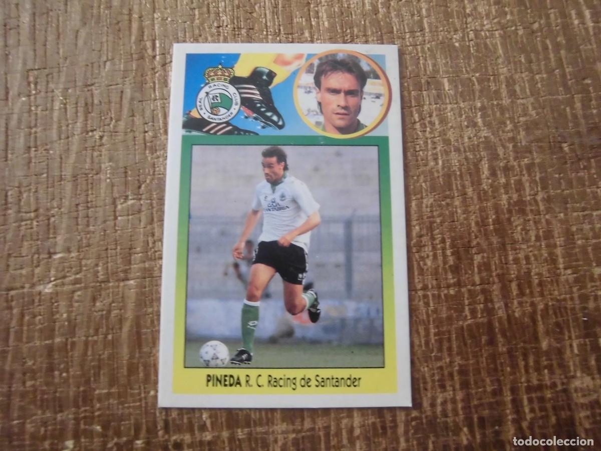 Football Stickers: PINEDA RACING DE SANTANDER LIGA 93-94 EDICIONES ESTE CROMO CART&Oacute;N RECUPERADO
