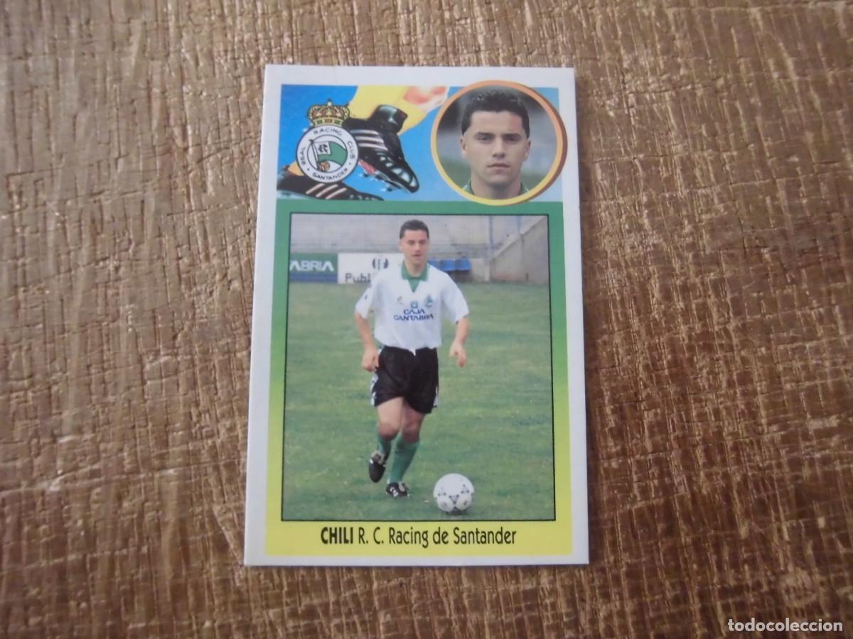Football Stickers: CHILI RACING DE SANTANDER LIGA 93-94 EDICIONES ESTE CROMO CART&Oacute;N RECUPERADO