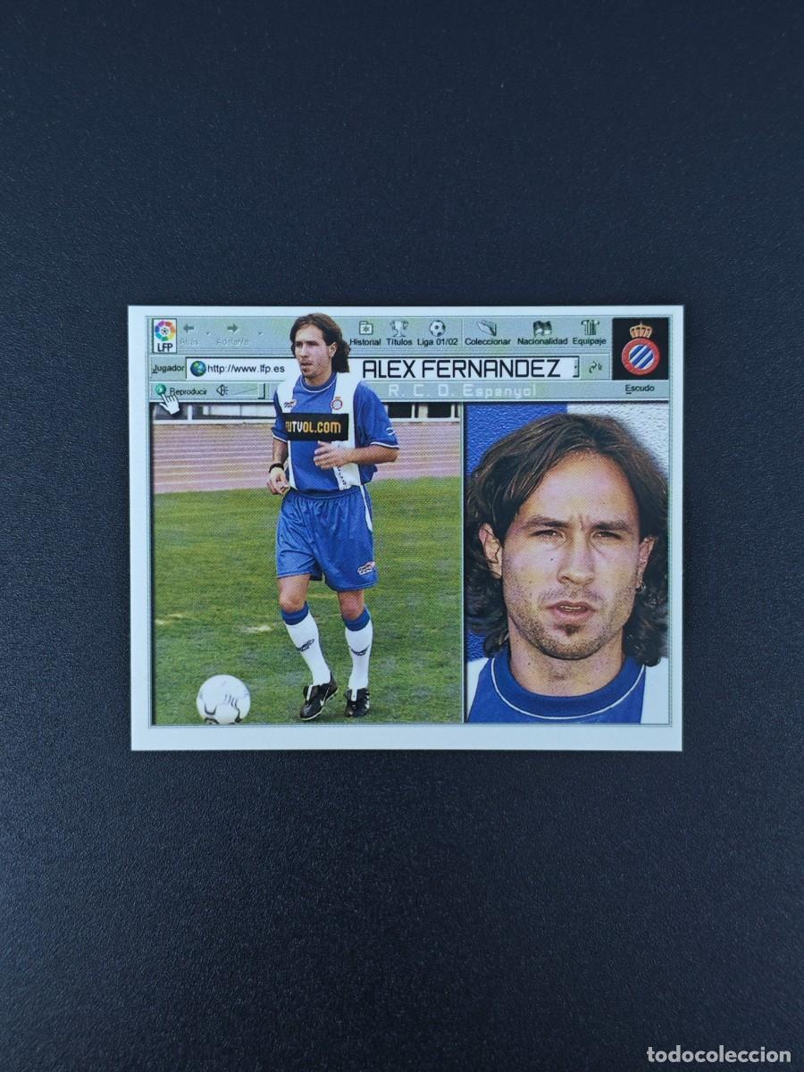 Football Stickers: CROMO LIGA ESTE ALEX FERNANDEZ ESPANYOL NUNCA PEGADO SIN PEGAR 01 02 2001 2002 RA526
