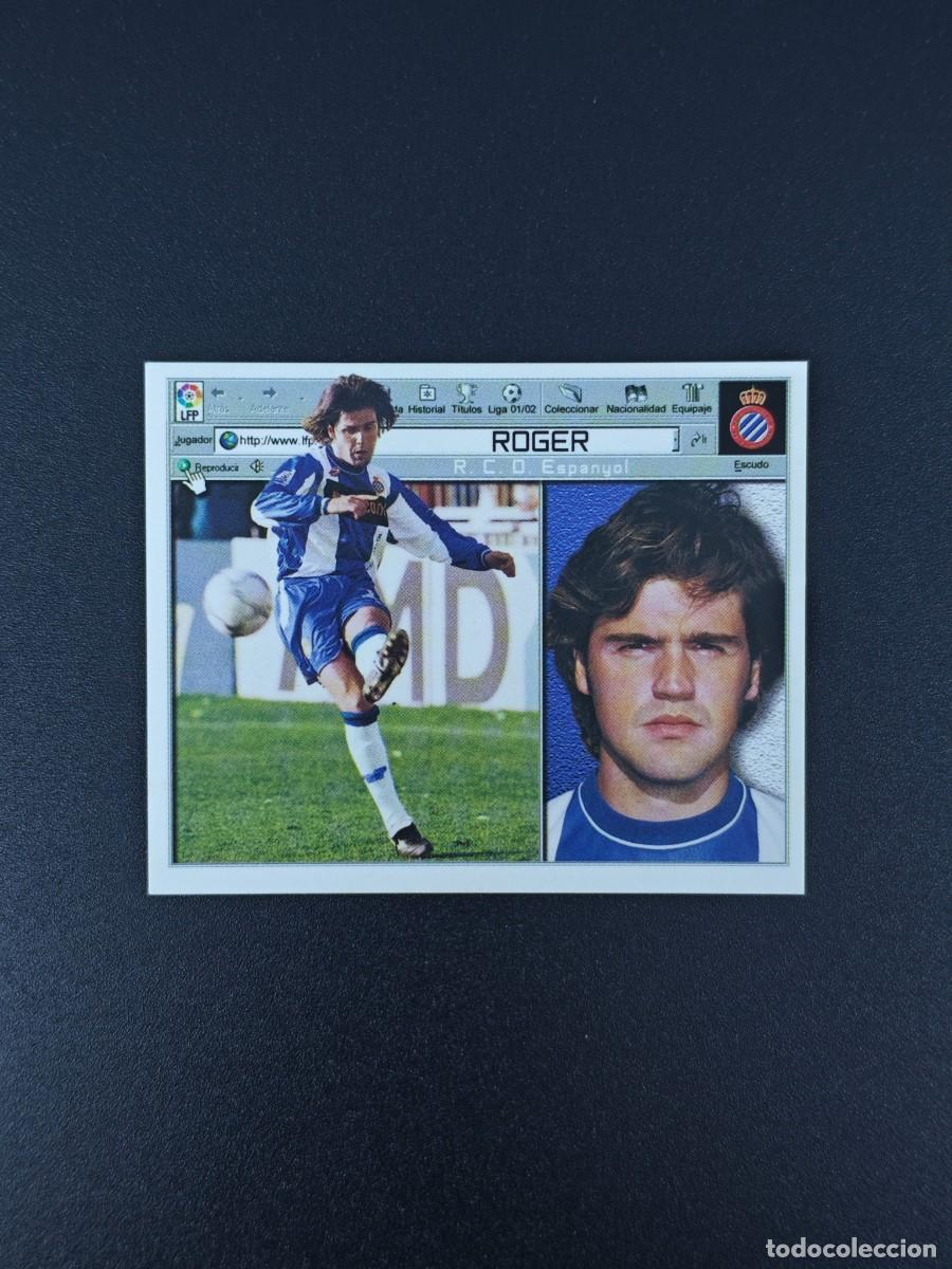 Football Stickers: CROMO LIGA ESTE ROGER ESPANYOL NUNCA PEGADO SIN PEGAR 01 02 2001 2002 RA526
