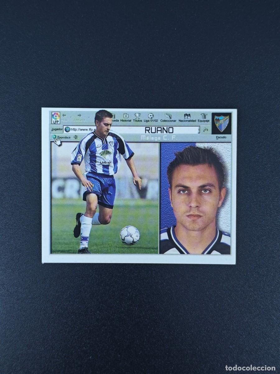 Figurine di Calcio: CROMO LIGA ESTE RUANO MALAGA NUNCA PEGADO SIN PEGAR 01 02 2001 2002 RA526