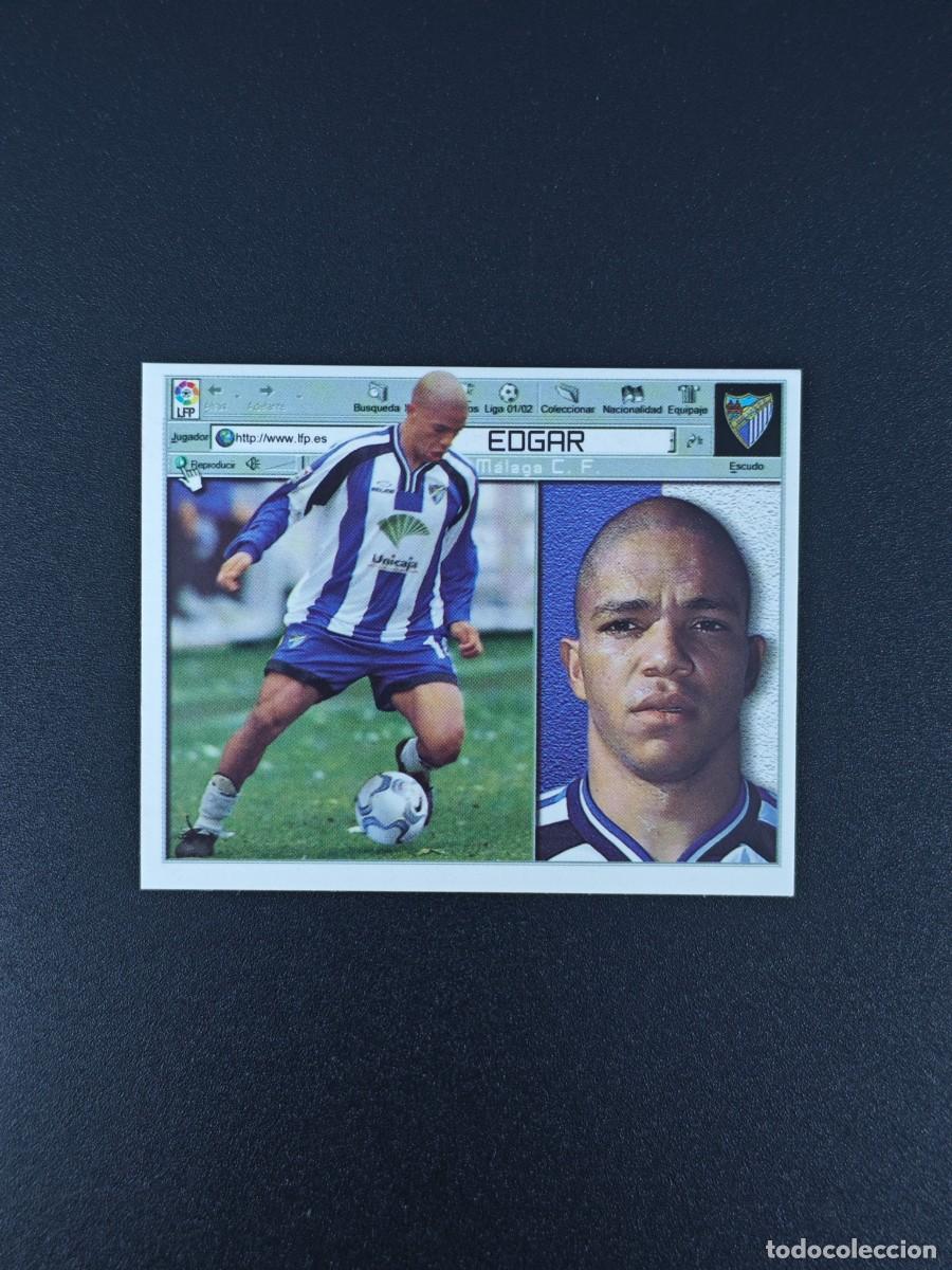 Cromos de Futebol: CROMO LIGA ESTE EDGAR MALAGA NUNCA PEGADO SIN PEGAR 01 02 2001 2002 RA526