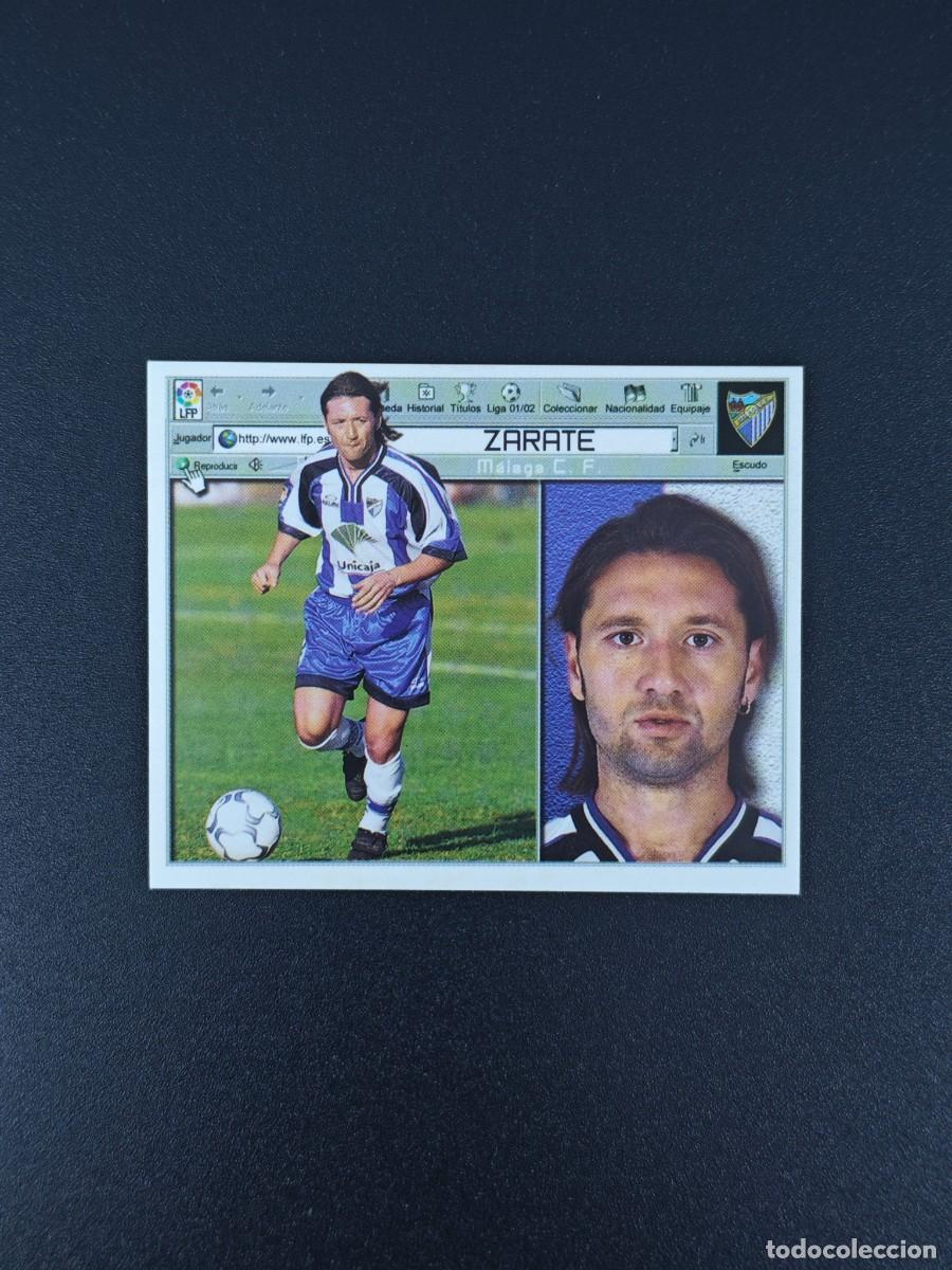 Cromos de Futebol: CROMO LIGA ESTE ZARATE MALAGA NUNCA PEGADO SIN PEGAR 01 02 2001 2002 RA526