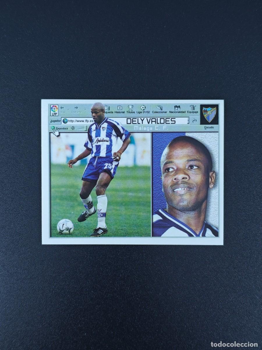 Cromos de Futebol: CROMO LIGA ESTE DELY VALDES MALAGA NUNCA PEGADO SIN PEGAR 01 02 2001 2002 RA526