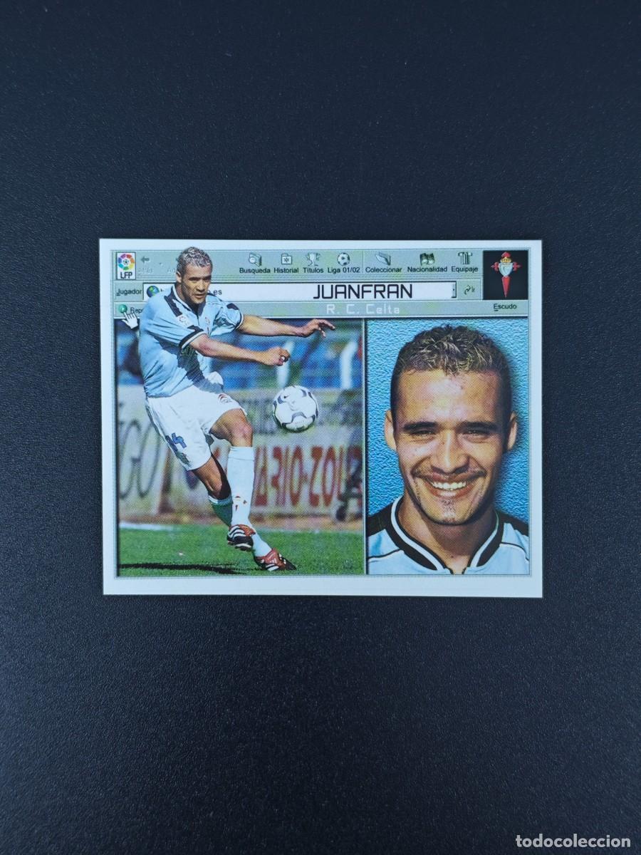 Cromos de Futebol: CROMO LIGA ESTE JUANFRAN CELTA VIGO NUNCA PEGADO SIN PEGAR 01 02 2001 2002 RA526