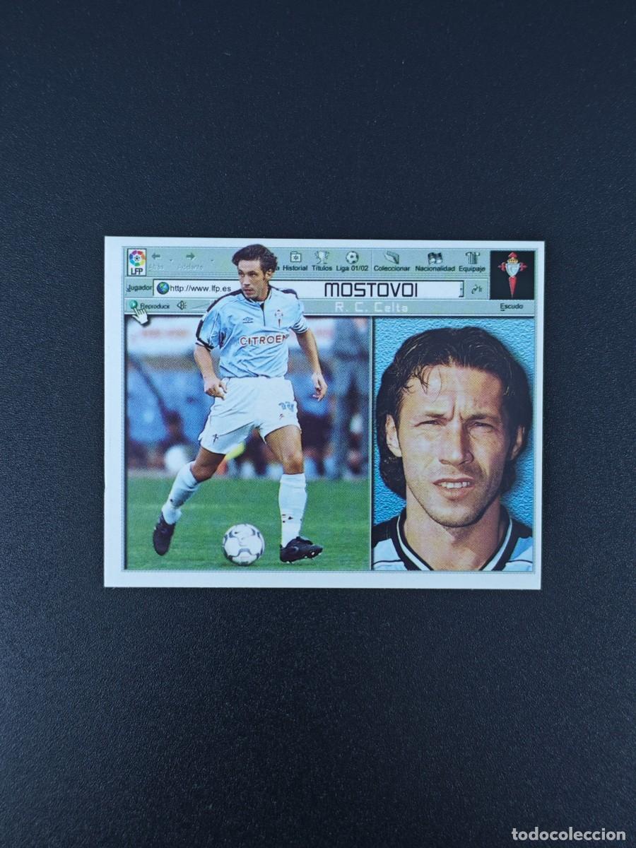 Cromos de Futebol: CROMO LIGA ESTE MOSTOVOI CELTA VIGO NUNCA PEGADO SIN PEGAR 01 02 2001 2002 RA526