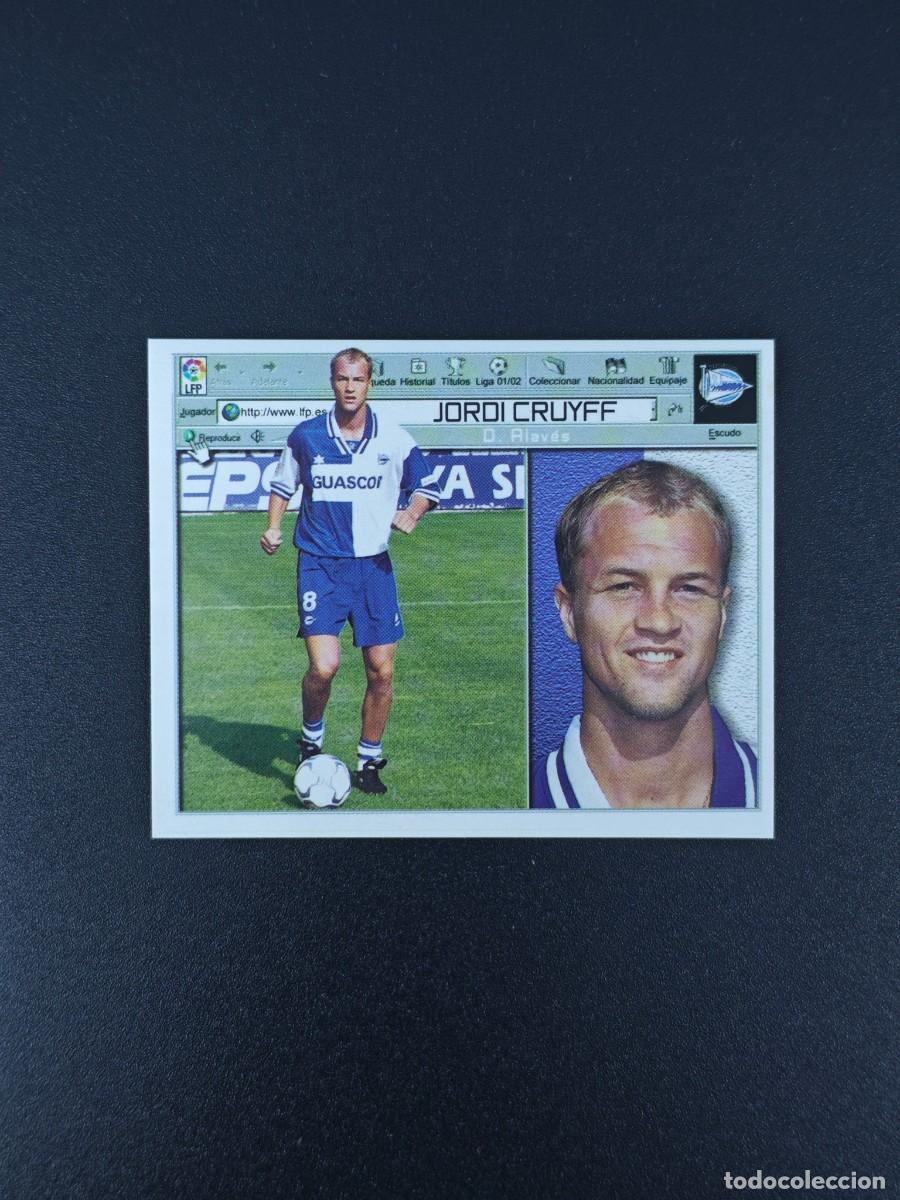Football Stickers: CROMO LIGA ESTE JORDI CRUYFF DEPORTIVO ALAVES NUNCA PEGADO SIN PEGAR 01 02 2001 2002 RA526