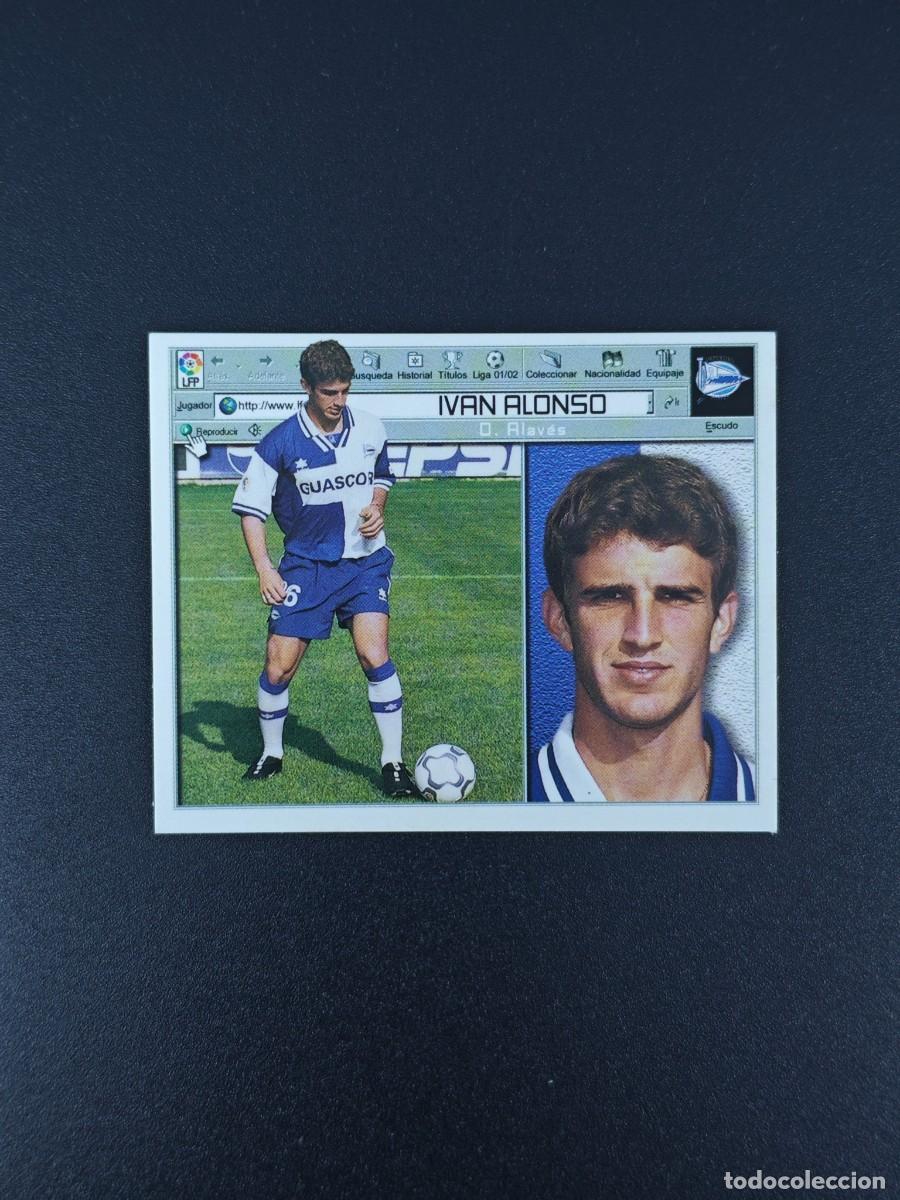 Football Stickers: CROMO LIGA ESTE IVAN ALONSO DEPORTIVO ALAVES NUNCA PEGADO SIN PEGAR 01 02 2001 2002 RA526