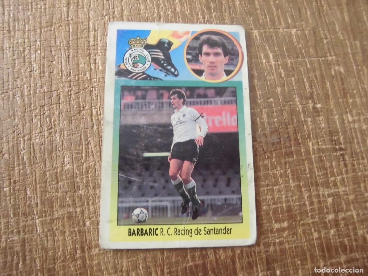 Football Stickers: BARBARIC RACING DE SANTANDER LIGA 93-94 EDICIONES ESTE CROMO CART&Oacute;N RECUPERADO