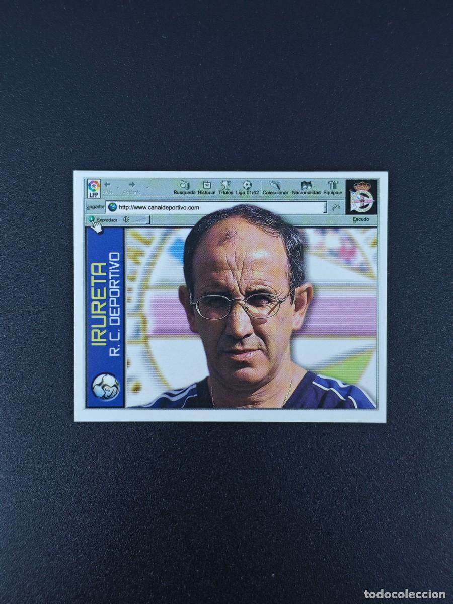 Cromos de F&uacute;tbol: CROMO LIGA ESTE ENTRENADOR IRURETA DEPORTIVO CORU&Ntilde;A NUNCA PEGADO SIN PEGAR 01 02 2001 2002 RA526