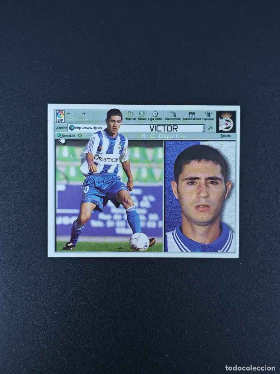 Cromos de F&uacute;tbol: CROMO LIGA ESTE VICTOR DEPORTIVO CORU&Ntilde;A NUNCA PEGADO SIN PEGAR 01 02 2001 2002 RA526