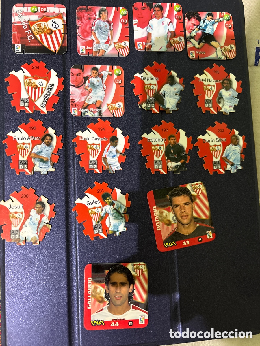 Cromos de F&uacute;tbol: 16. Tazos del Sevilla f&uacute;tbol club de Grefusa