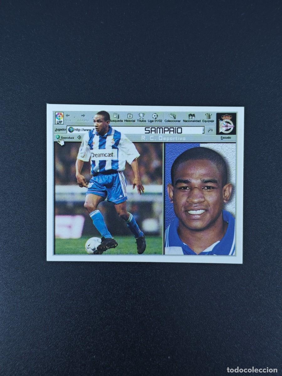 Cromos de F&uacute;tbol: CROMO LIGA ESTE SAMPAIO DEPORTIVO CORU&Ntilde;A NUNCA PEGADO SIN PEGAR 01 02 2001 2002 RA526