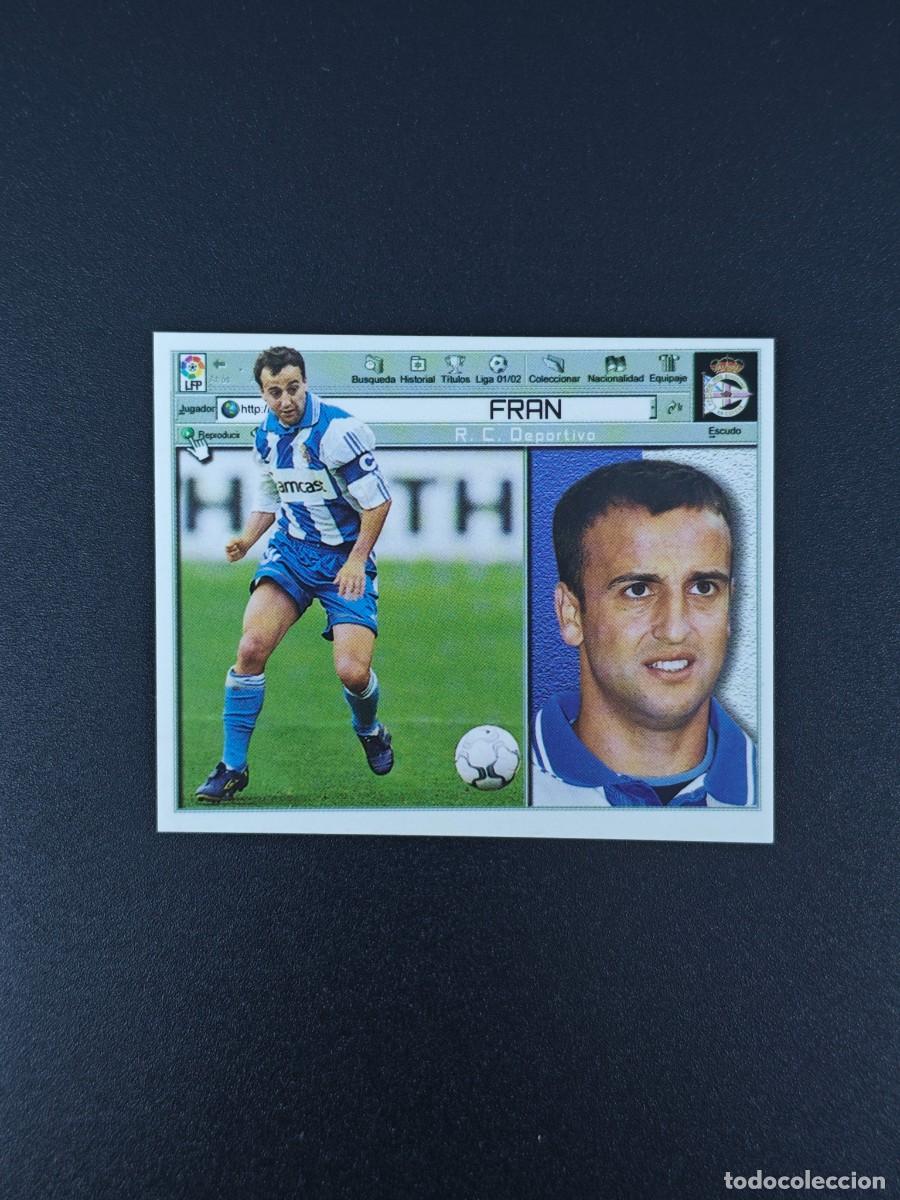 Cromos de F&uacute;tbol: CROMO LIGA ESTE FRAN DEPORTIVO CORU&Ntilde;A NUNCA PEGADO SIN PEGAR 01 02 2001 2002 RA526