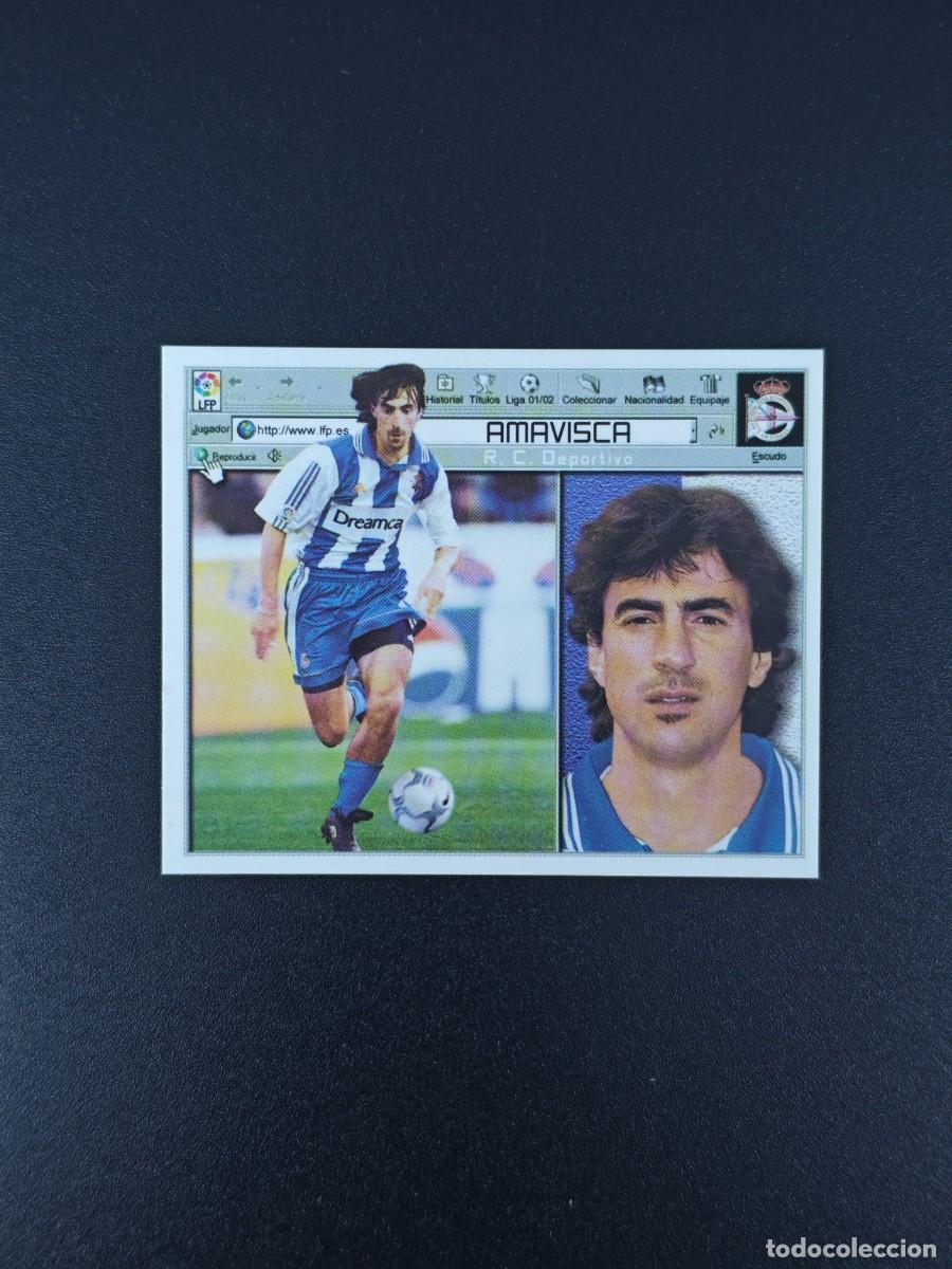 Cromos de F&uacute;tbol: CROMO LIGA ESTE AMAVISCA DEPORTIVO CORU&Ntilde;A NUNCA PEGADO SIN PEGAR 01 02 2001 2002 RA526