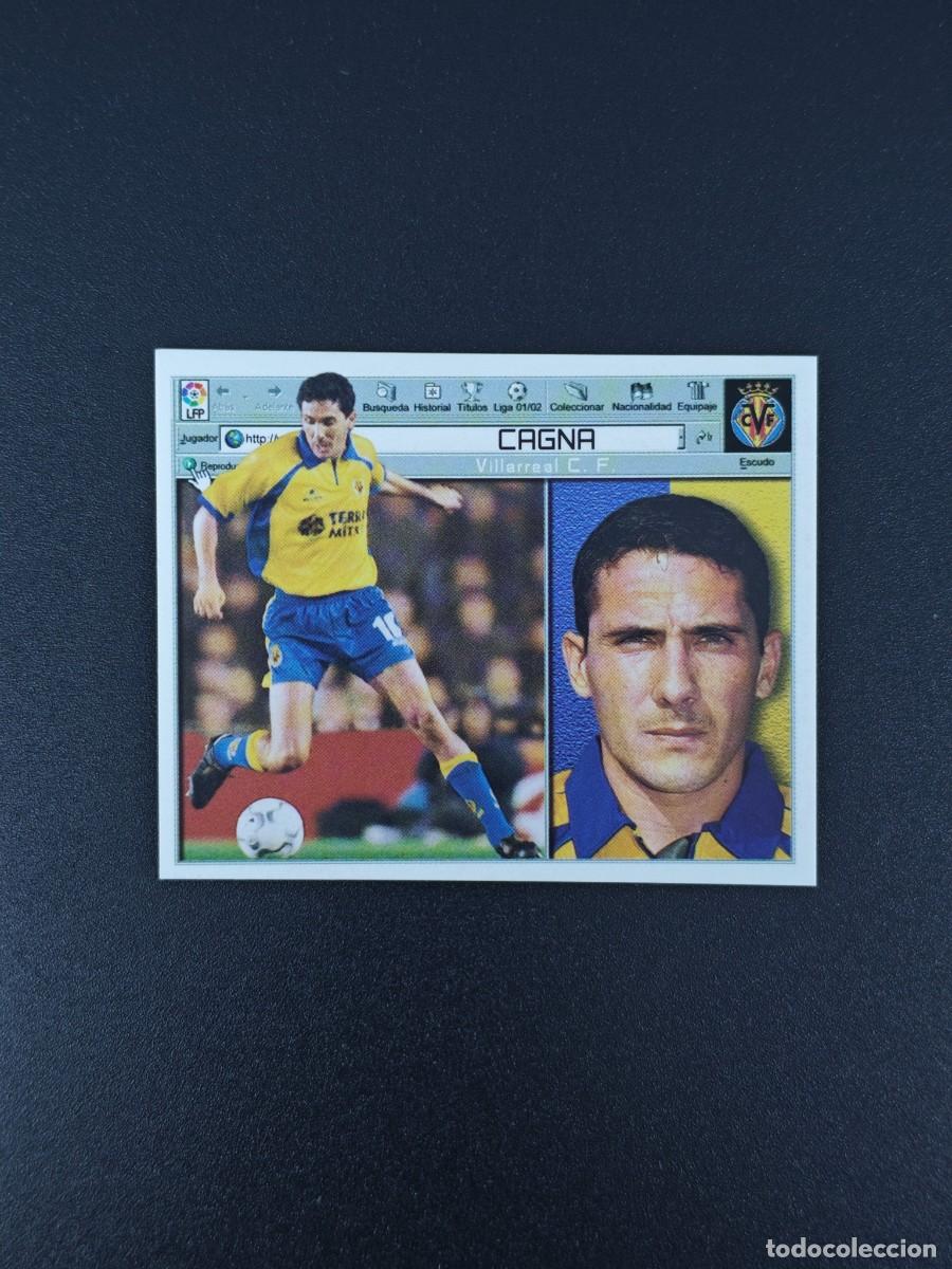 Fu&szlig;ball-Sticker: CROMO LIGA ESTE CAGNA VILLARREAL NUNCA PEGADO SIN PEGAR 01 02 2001 2002 RA526