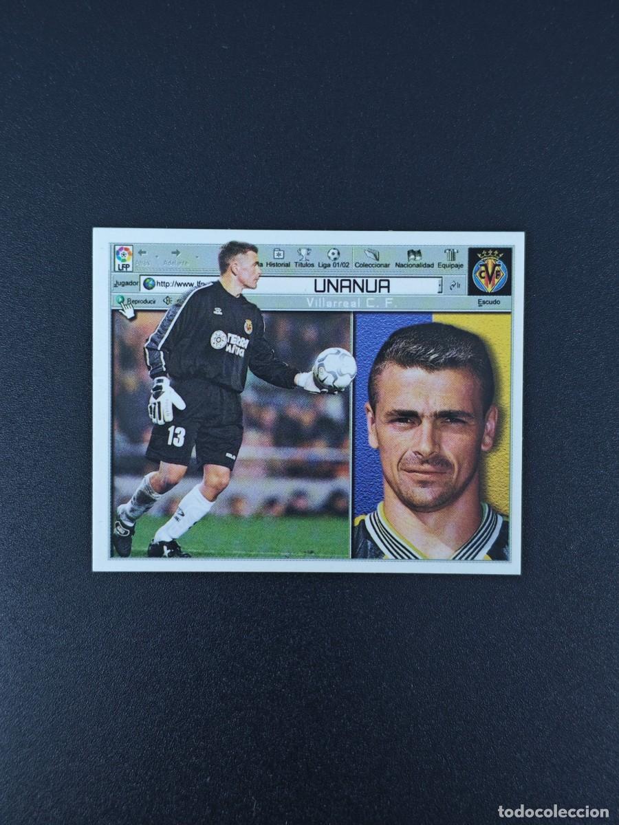 Cartes &agrave; collectionner de Football: CROMO LIGA ESTE UNANUA VILLARREAL NUNCA PEGADO SIN PEGAR 01 02 2001 2002 RA526