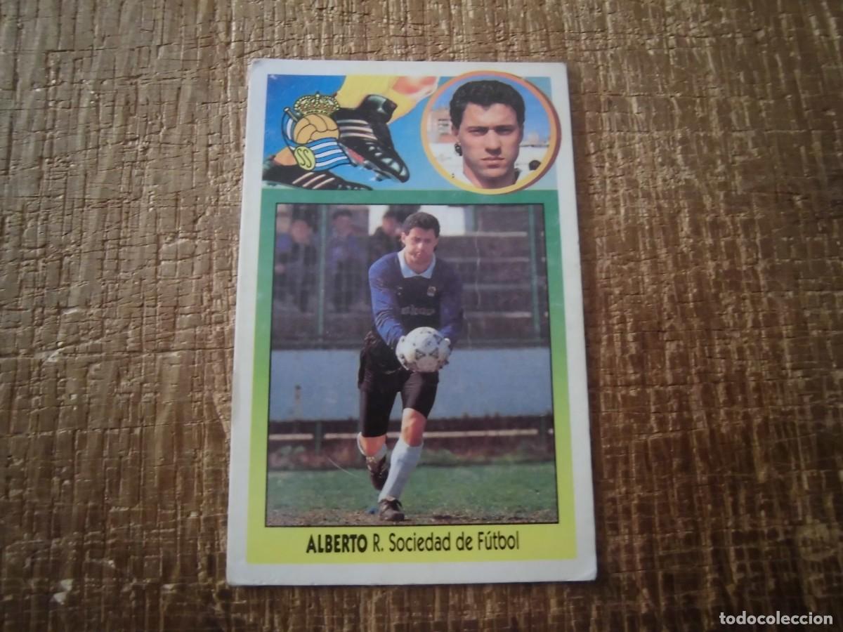 Cartes &agrave; collectionner de Football: ALBERTO REAL SOCIEDAD LIGA 93-94 EDICIONES ESTE CROMO CART&Oacute;N RECUPERADO