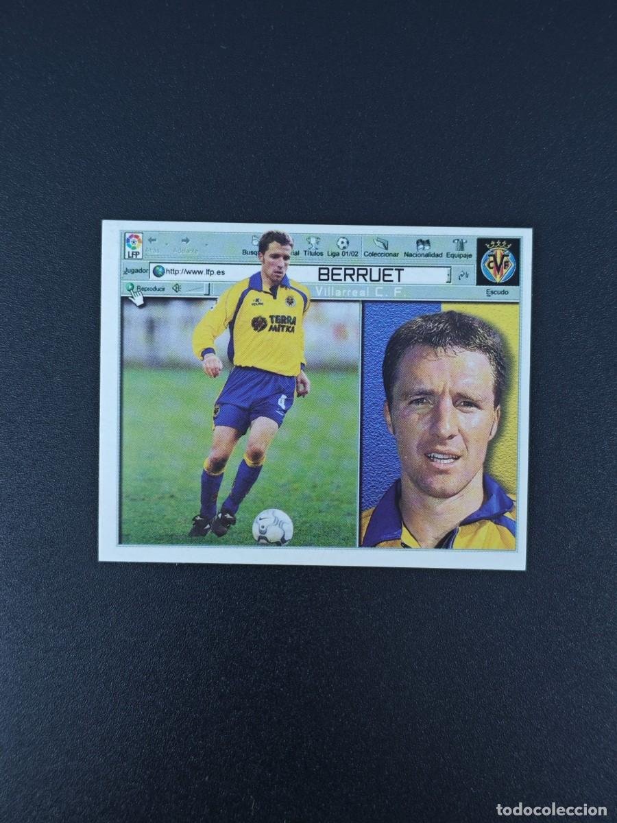 Cartes &agrave; collectionner de Football: CROMO LIGA ESTE BERRUET VILLARREAL NUNCA PEGADO SIN PEGAR 01 02 2001 2002 RA526