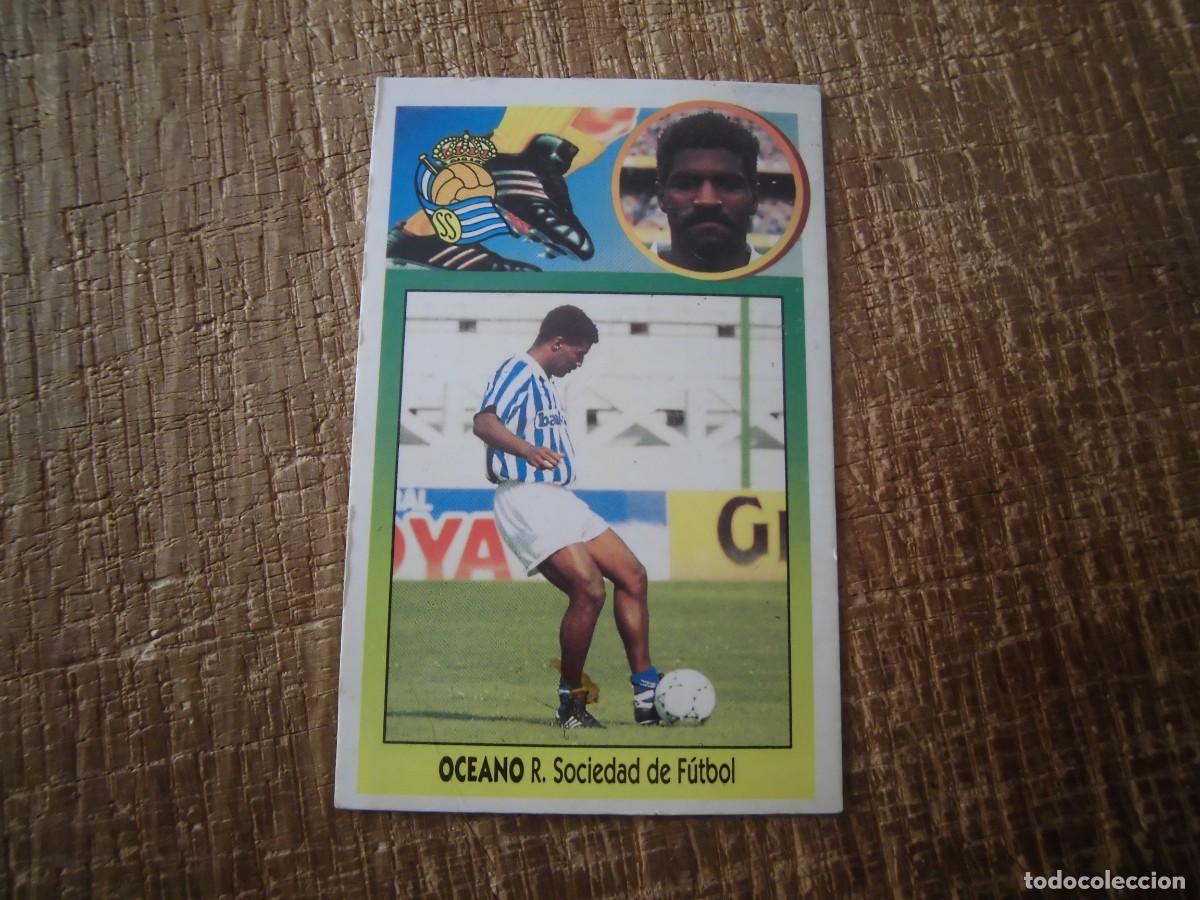 Cromos de F&uacute;tbol: OCEANO REAL SOCIEDAD LIGA 93-94 EDICIONES ESTE CROMO CART&Oacute;N RECUPERADO