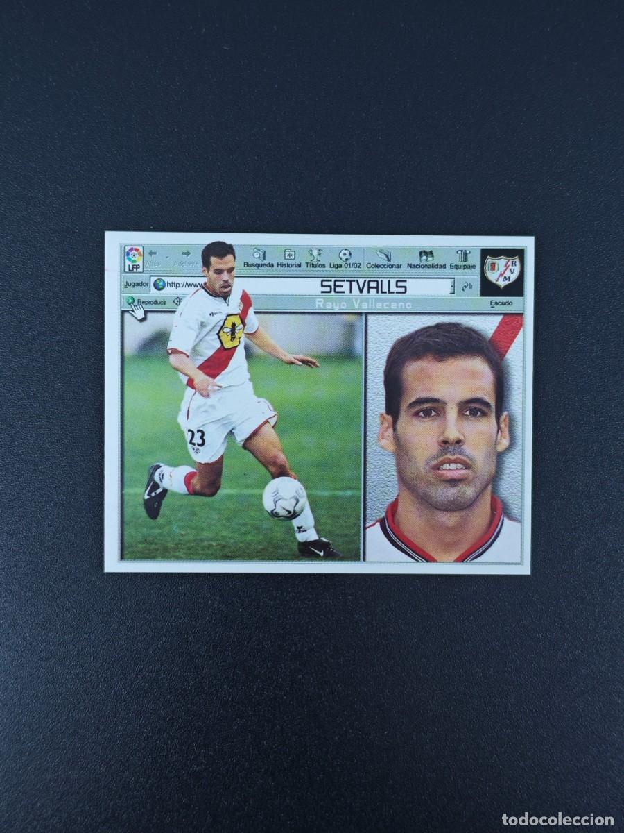 Cromos de F&uacute;tbol: CROMO LIGA ESTE SETVALLS RAYO VALLECANO NUNCA PEGADO SIN PEGAR 01 02 2001 2002 RA526