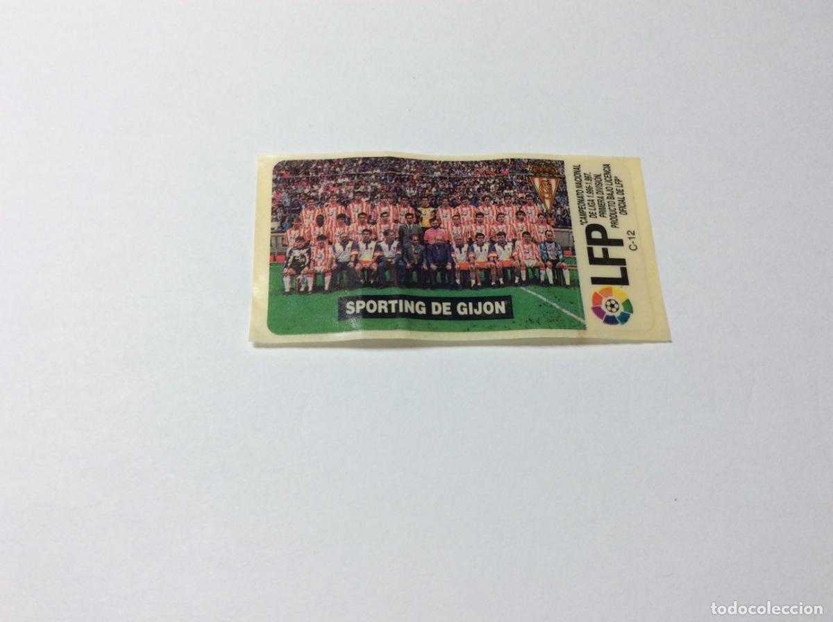 Cromos de F&uacute;tbol: Equipo Sporting Gij&oacute;n Chicles Vidal 96 97