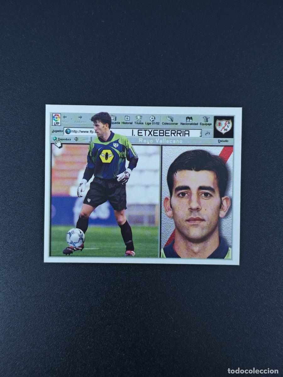 Cromos de F&uacute;tbol: CROMO LIGA ESTE I. ETXEBERRIA RAYO VALLECANO NUNCA PEGADO SIN PEGAR 01 02 2001 2002 RA526