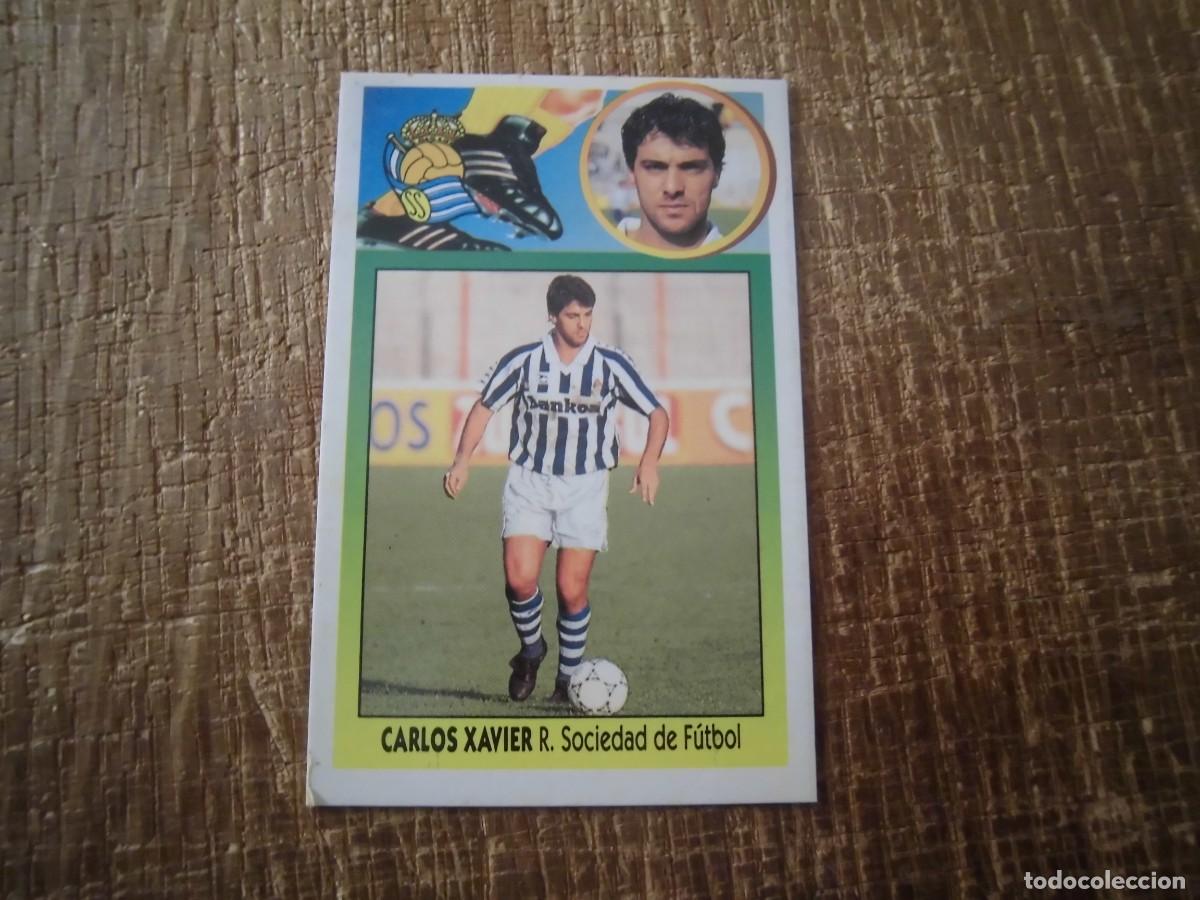 Cromos de F&uacute;tbol: CARLOS XAVIER REAL SOCIEDAD LIGA 93-94 EDICIONES ESTE CROMO CART&Oacute;N RECUPERADO