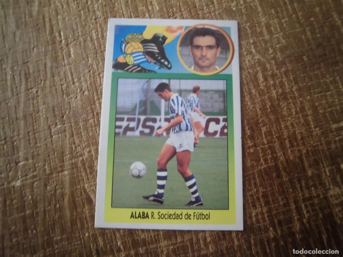Cromos de F&uacute;tbol: ALABA REAL SOCIEDAD LIGA 93-94 EDICIONES ESTE CROMO CART&Oacute;N RECUPERADO