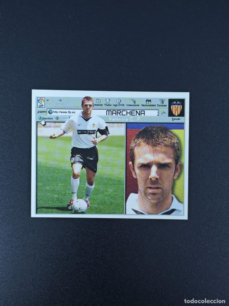Cromos de F&uacute;tbol: CROMO LIGA ESTE MARCHENA VALENCIA NUNCA PEGADO SIN PEGAR 01 02 2001 2002 RA526