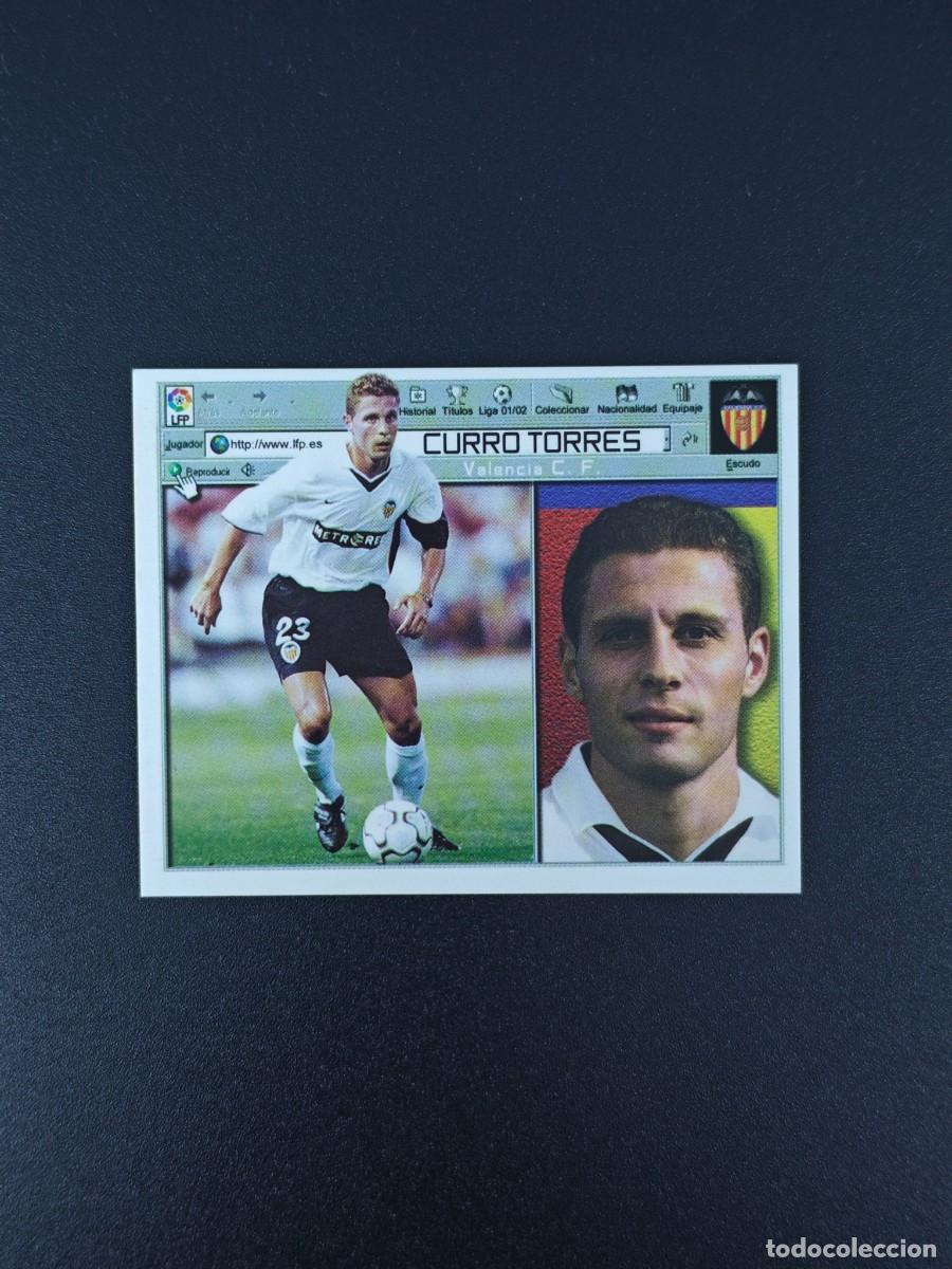Cromos de F&uacute;tbol: CROMO LIGA ESTE CURRO TORRES VALENCIA NUNCA PEGADO SIN PEGAR 01 02 2001 2002 RA526