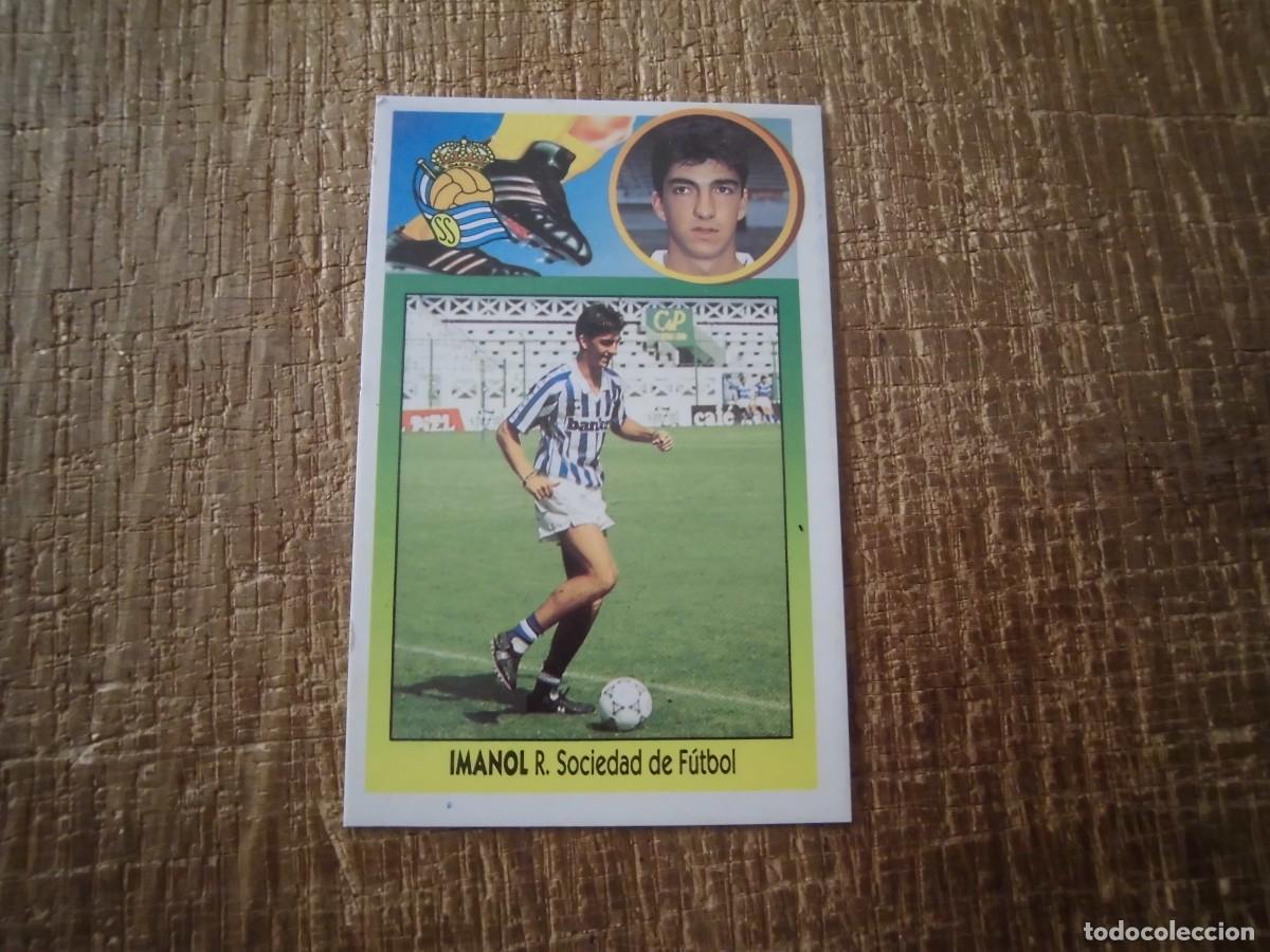 Cromos de F&uacute;tbol: IMANOL REAL SOCIEDAD LIGA 93-94 EDICIONES ESTE CROMO CART&Oacute;N RECUPERADO
