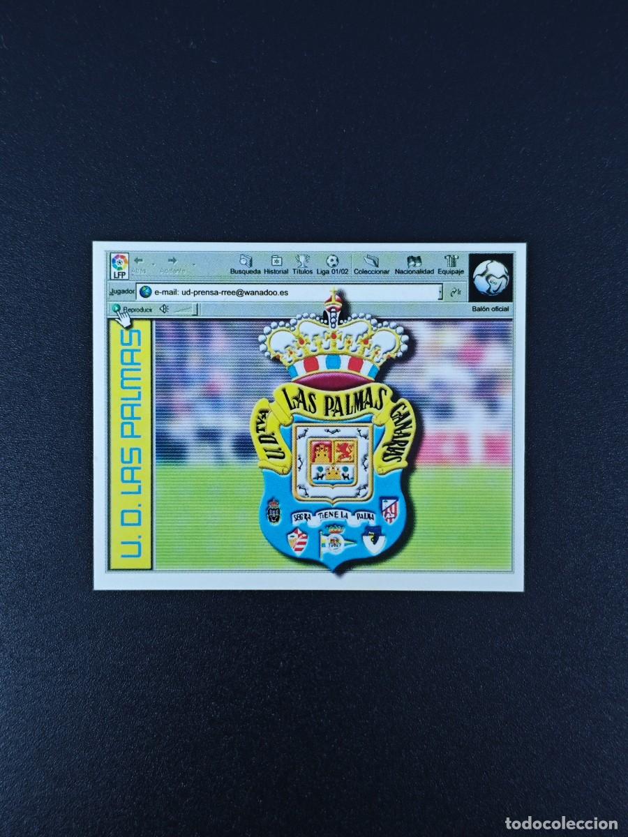 Cromos de F&uacute;tbol: CROMO LIGA ESTE ESCUDO LAS PALMAS NUNCA PEGADO SIN PEGAR 01 02 2001 2002 RA526