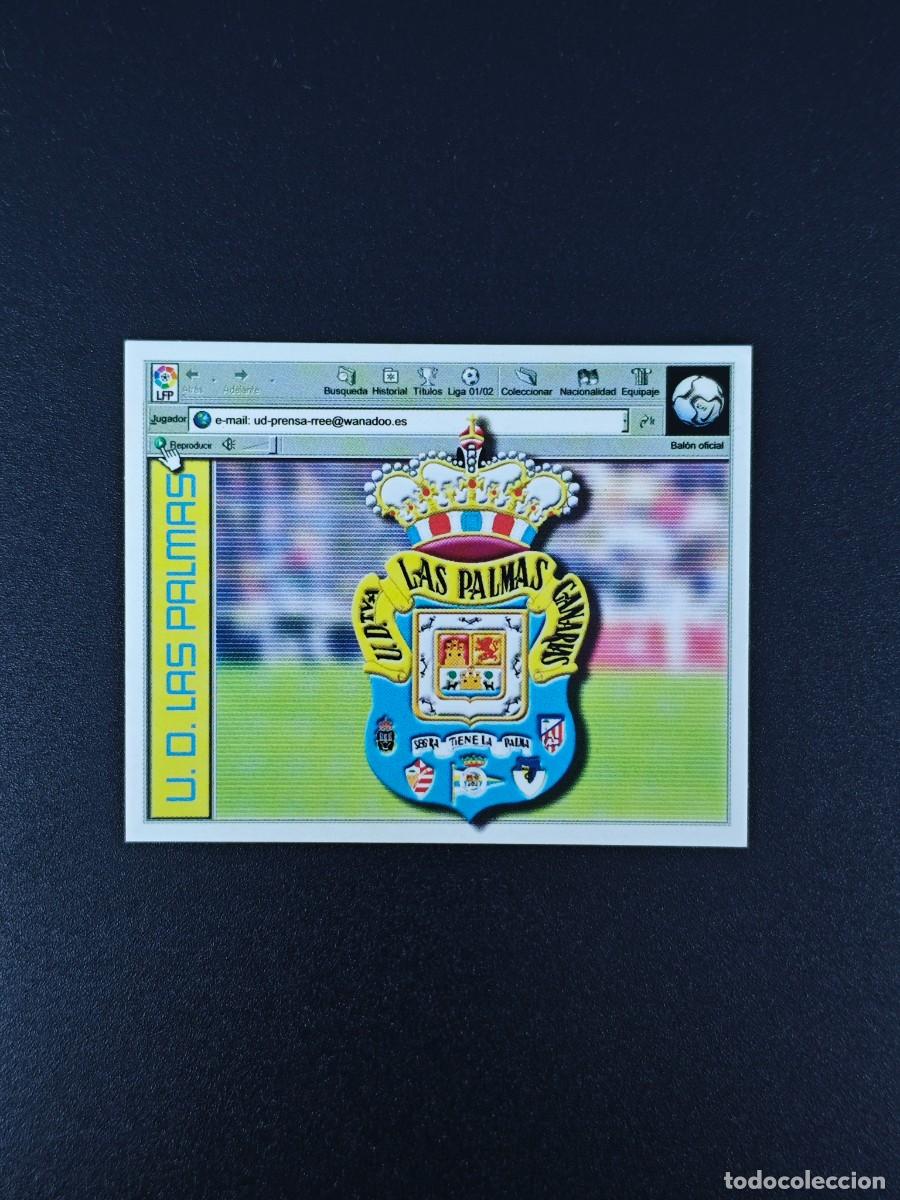 Cromos de F&uacute;tbol: CROMO LIGA ESTE ESCUDO LAS PALMAS NUNCA PEGADO SIN PEGAR 01 02 2001 2002 RA526