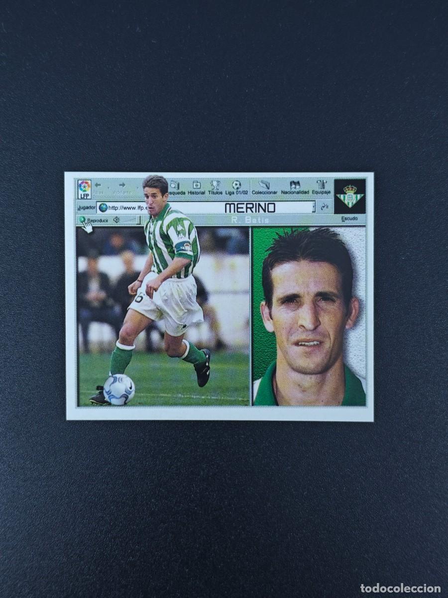 Cromos de F&uacute;tbol: CROMO LIGA ESTE MERINO BETIS BALOMPIE NUNCA PEGADO SIN PEGAR 01 02 2001 2002 RA526