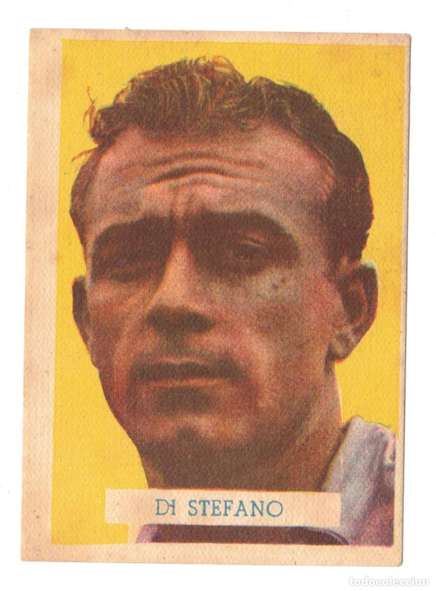 Cromos de Futebol: Di Stefano (&Aacute;lbum futbolistas Torras, 1953). Reservado.