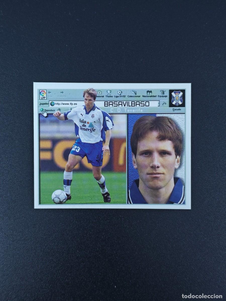 Cromos de F&uacute;tbol: CROMO LIGA ESTE BASAVILBASO TENERIFE NUNCA PEGADO SIN PEGAR 01 02 2001 2002 RA526