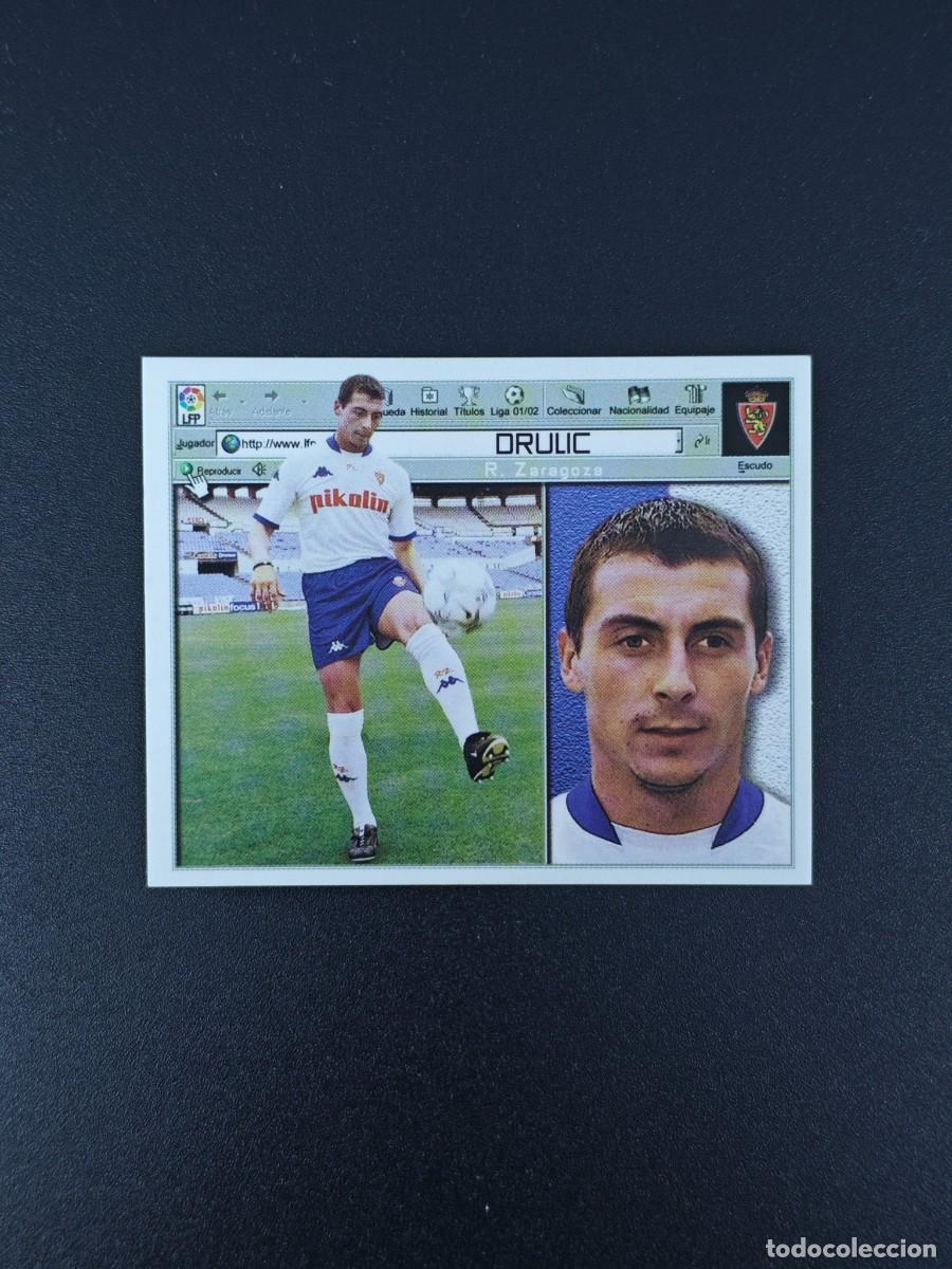 Cromos de F&uacute;tbol: CROMO LIGA ESTE DRULIC REAL ZARAGOZA NUNCA PEGADO SIN PEGAR 01 02 2001 2002 RA526