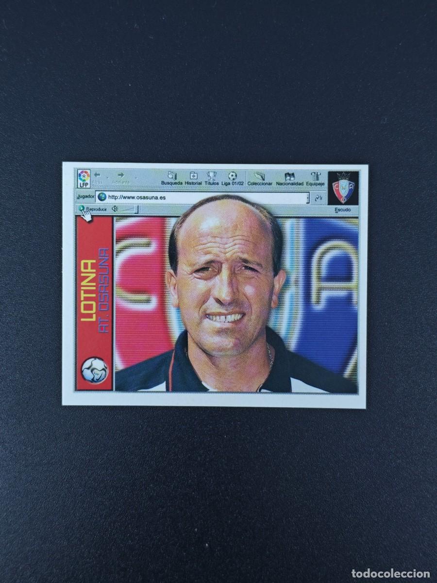 Cromos de F&uacute;tbol: CROMO LIGA ESTE LOTINA ATLETICO OSASUNA NUNCA PEGADO SIN PEGAR 01 02 2001 2002 RA526