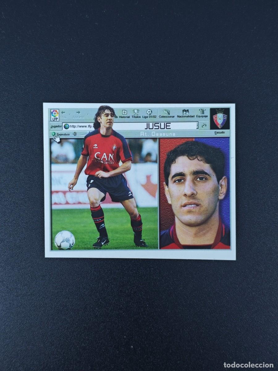 Cromos de F&uacute;tbol: CROMO LIGA ESTE JUSUE ATLETICO OSASUNA NUNCA PEGADO SIN PEGAR 01 02 2001 2002 RA526