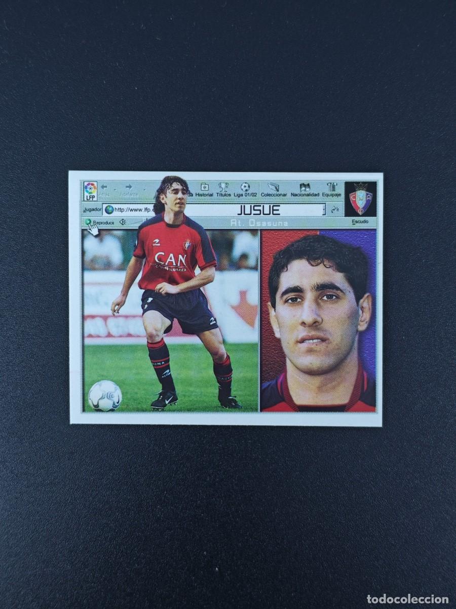 Cromos de F&uacute;tbol: CROMO LIGA ESTE JUSUE ATLETICO OSASUNA NUNCA PEGADO SIN PEGAR 01 02 2001 2002 RA526