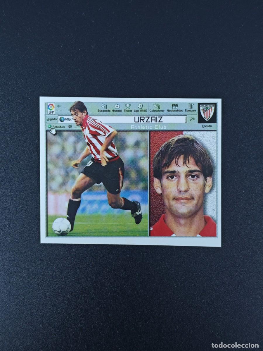 Cromos de F&uacute;tbol: CROMO LIGA ESTE URZAIZ ATHLETIC BILBAO NUNCA PEGADO SIN PEGAR 01 02 2001 2002 RA526