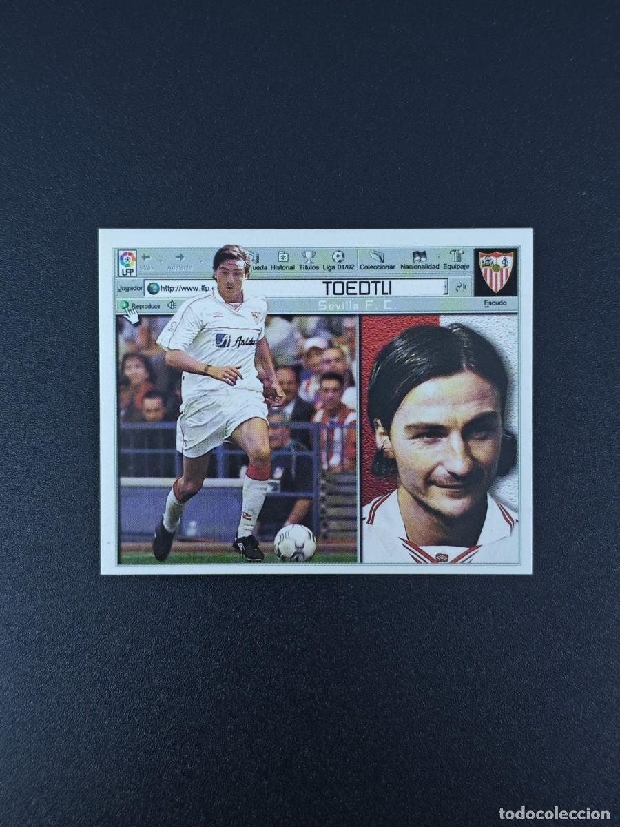 Cromos de F&uacute;tbol: CROMO LIGA ESTE TOEDTLI SEVILLA NUNCA PEGADO SIN PEGAR 01 02 2001 2002 RA526