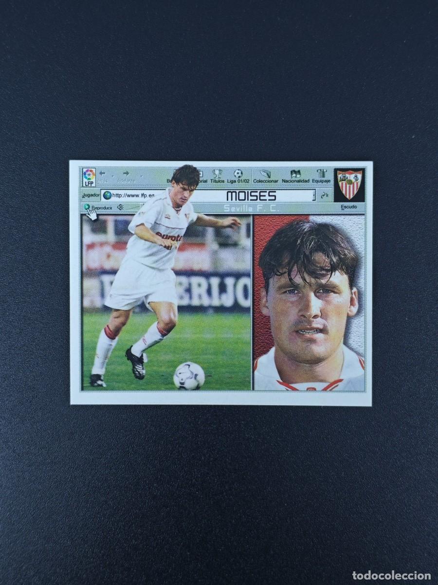 Cromos de F&uacute;tbol: CROMO LIGA ESTE MOISES SEVILLA NUNCA PEGADO SIN PEGAR 01 02 2001 2002 RA526